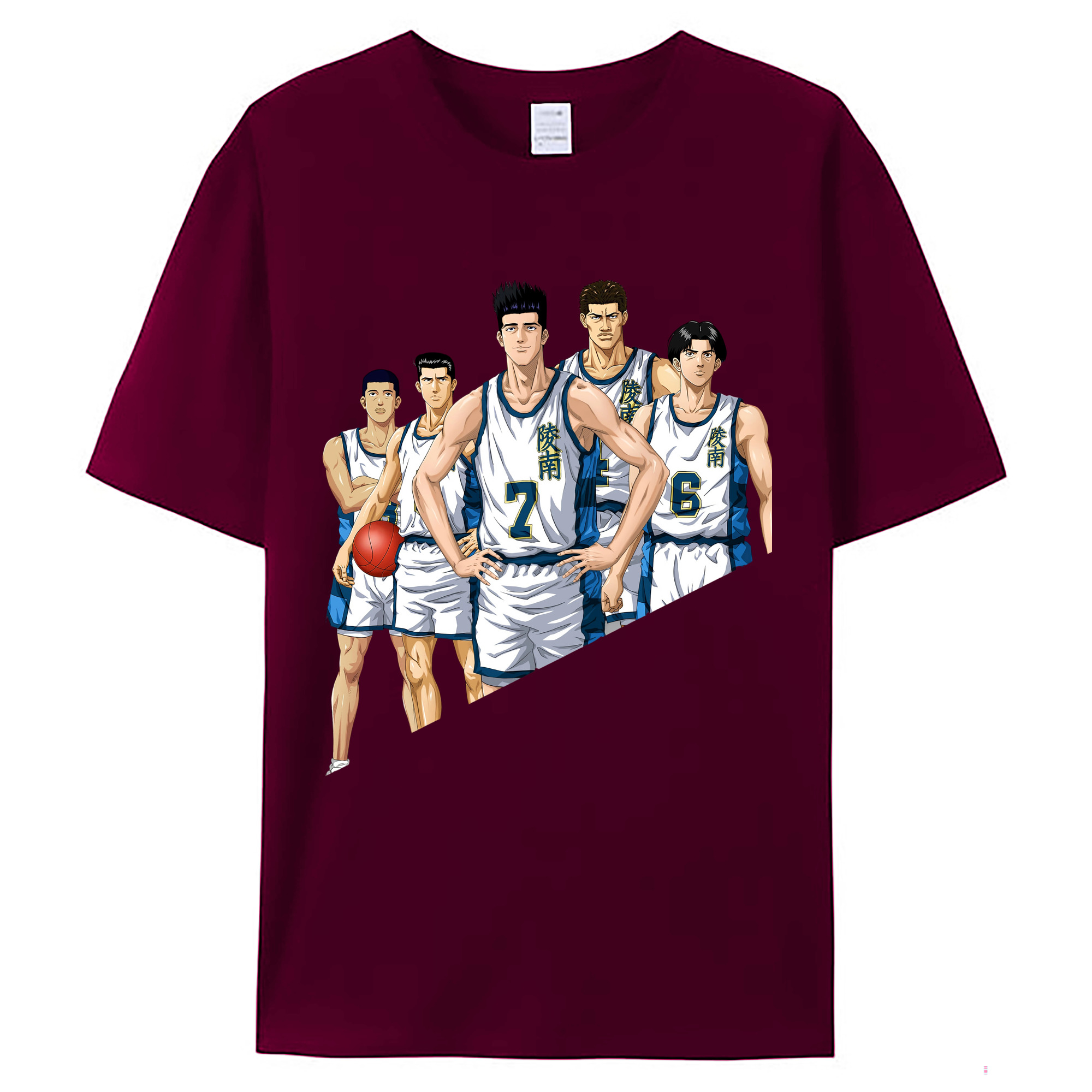 （画像用） SLAM DUNK／スラムダンク レディースカジュアルプリントTシャツ（綿100％）
